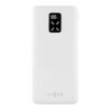 Powerbanka FIXED Zen 10 s LCD displejem a výstupem PD 20W, 10 000 mAh, bílá