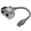 Rozbočovač Modulární RJ45 distributor 2 porty 10/100Base T