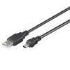 Kabel USB 2.0, A-B mini, 5pinů, 2m