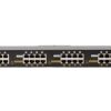 Patch panel POE Gigabit cat.5e 16p 1U Black stíněný, 19″ rack