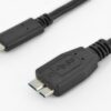 Kabel USB 3.1 konektor C/male – USB 3.0 konektor Micro-B/male ,0,6m