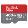 Paměťová karta Sandisk Ultra microSDXC 400 GB 120 MB/s  A1 Class 10 UHS-I, s adaptérem