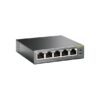 Switch TP-Link TL-SG1005P 5x GLAN, 4xPOE, 56W, kov