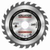 Pilový kotouč Kreator KRT020414 na dřevo 185mm, 24T