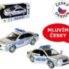 Auto policejní s českým hlasem, na setrvačník, 24 cm