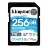 Paměťová karta Kingston SDXC U3 V30 256 GB, 170/90 MB/s