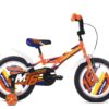 Dětské jízdní kolo Capriolo BMX 16″HT MUSTANG oranžovo-modro-černé