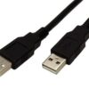 Kabel USB 2.0 A-A 4,5 m propojovací, černý