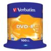 Médium Verbatim DVD-R 4,7GB 16x 100-cake