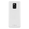 Powerbanka FIXED Zen 20 s LCD displejem a výstupem PD 20W, 20 000 mAh, bílá