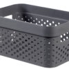 Box Curver Infinity Dots 4,5L šedý