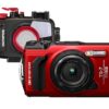 Digitální fotoaparát OM SYSTEM TG-7 red diving kit – limitovaná edice