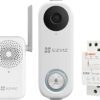 Zvonek Ezviz DB1C kit WiFi, domovní s kamerou, vyzváněcí jednotka, trafo