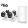 Kamerový set iGET HOMEGUARD HGNVK88004P v2023 Wire-free FullHD NVR 8CH + 4x bateriová kamera HGNVK686CAMP