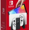 Herní konzole Nintendo Switch, White Joy-Con (OLED)