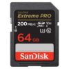 Paměťová karta Sandisk Extreme PRO 64GB SDXC 200MB/s & 90MB/s, UHS-I, Class 10, U3, V30