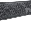 Klávesnice Logitech MX Keys Advanced, bezdrátová 2,4 GHz BT, podsvícená,  US layout