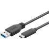 Kabel USB 3.1 konektor C/male – USB 3.0 konektor A/male ,1m