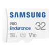 Paměťová karta Samsung PRO Endurance micro SDHC, 32GB, 100MBps, UHS-I U1, Class 10, + Adaptér