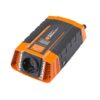 Napěťový měnič Carspa PID400-12, 12V/230V+USB 400W, modifikovaná sinus, digitální display, vhodný do auta