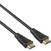 Kabel propojovací HDMI 1.4 s Ethernetem HDMI (M) – HDMI (M),  zlacené konektory, 15m