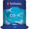 Médium Verbatim CD-R 700MB 80min 52x Extra Protection 100-cake