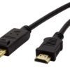 Kabel propojovací DisplayPort DP(M) – HDMI(M), 3m