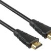 Kabel PremiumCord 4K HDMI A – HDMI A M/M zlacené konektory 0,5m