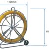 Protahovací pero sklolaminátové ve stojanu 9mm – 200m