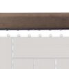 Přechodová lišta G21 Indický teak pro WPC dlaždice, 30 x 7,5 cm rovná