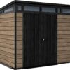 Zahradní domek Keter PENT Signature 9×7 Ashwood, s podlahou