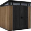 Zahradní domek Keter PENT Signature 7×7 Vertical hnědý, s podlahou