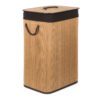 Koš na prádlo G21 72 l, bambusový s hnědým košem
