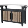 Grilovací stolek Keter UNITY XL 207 l Ashwood