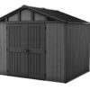 Zahradní domek Keter Stronghold 10 x 8 šedý, s podlahou