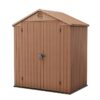 Zahradní domek Keter Darwin 6 x 4 hnědý, s podlahou