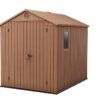 Zahradní domek Keter Darwin 6 x 8 hnědý, s podlahou