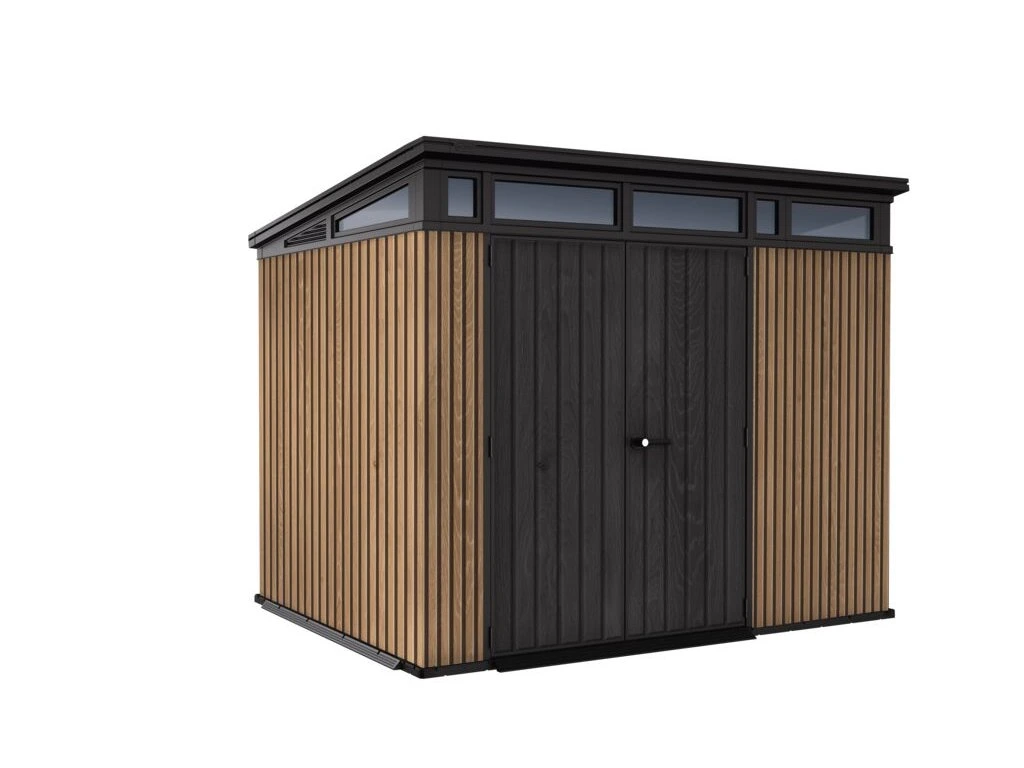 Zahradní domek Keter PENT Signature 9×7 Vertical hnědý, s podlahou